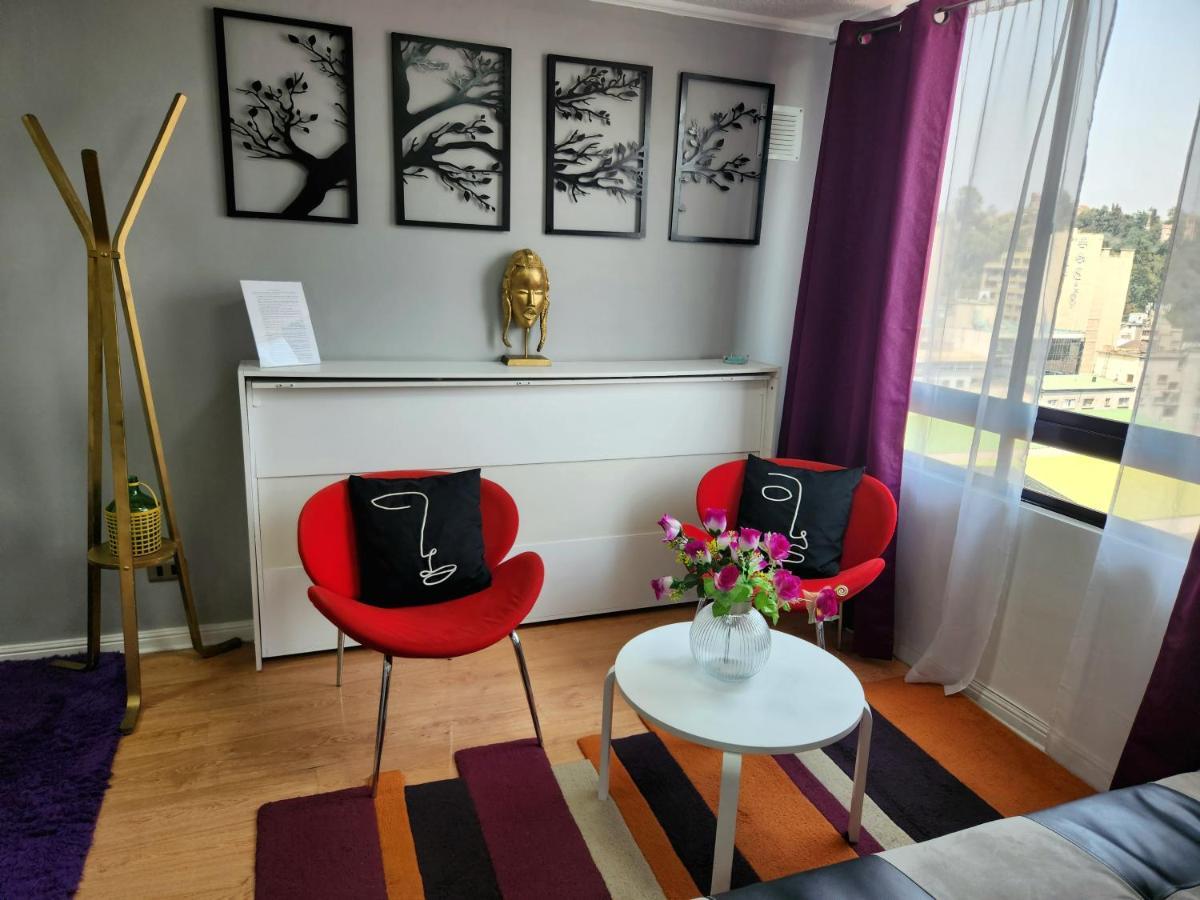 Centrico, Comodo Y Moderno Con Vista Privilegiada Hasta 4Pers Santiago Buitenkant foto