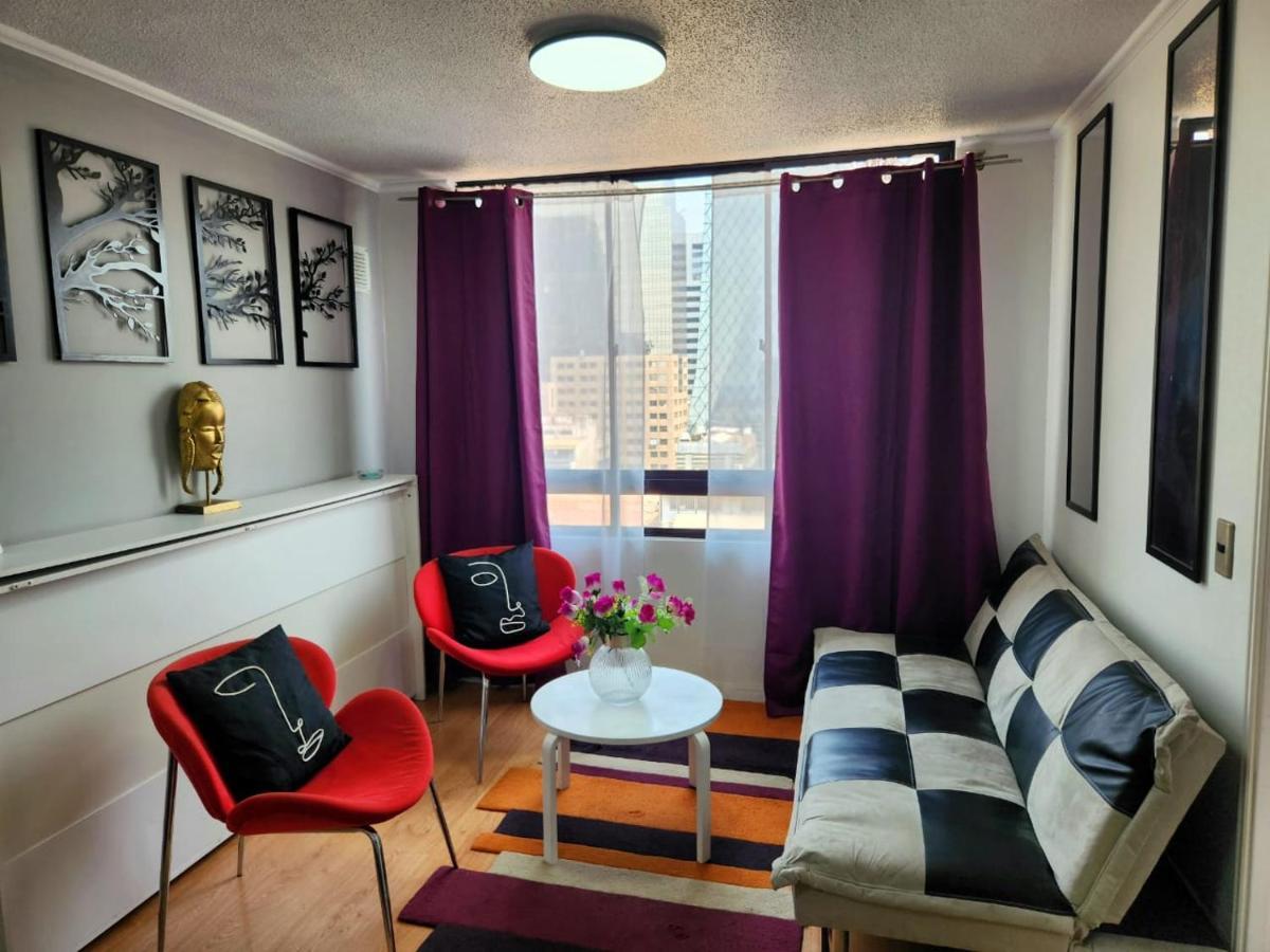 Centrico, Comodo Y Moderno Con Vista Privilegiada Hasta 4Pers Santiago Buitenkant foto